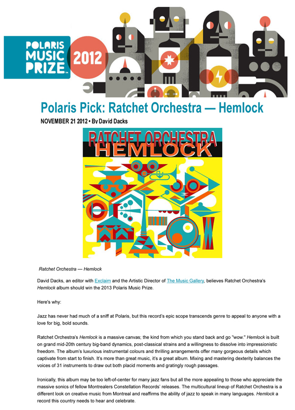 Polaris recomendation Ratchet Orchestra