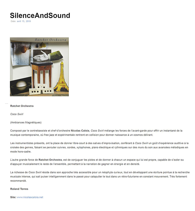 Silense and Sound - Roland Torres